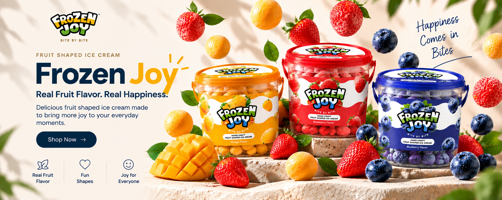 Frozen Joy — real fruit flavor, real happiness